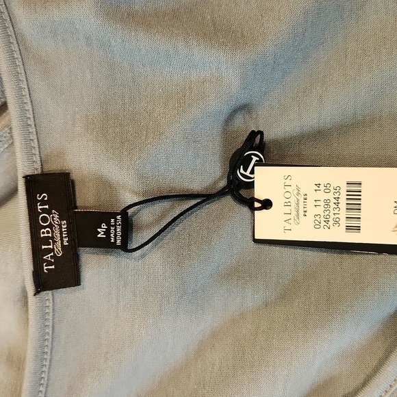 Talbots NWT Tiered Ruffle Front Top - Picture 4 of 5